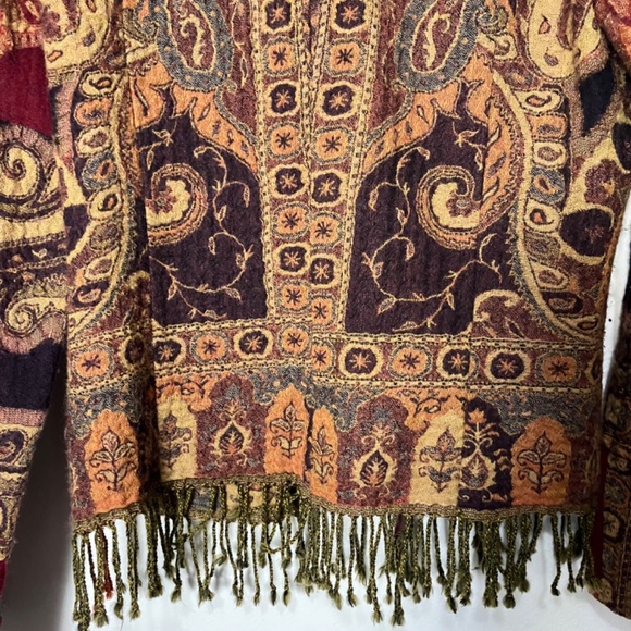 Vintage Canvasbacks Tapestry Blazer Jacket- Size 6 - Picture 7 of 8